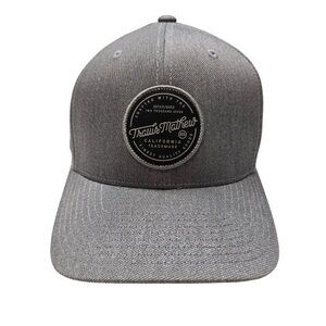 Travis Mathew Flexfit Tech Snapback Hat Gray One Ten Golf Casual